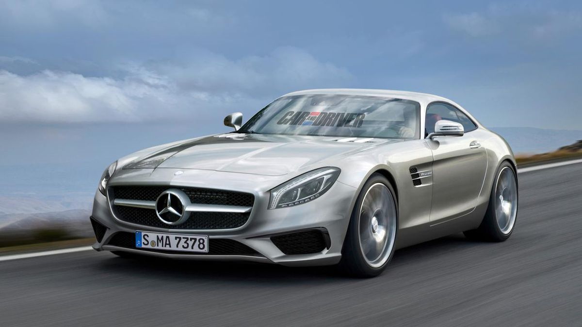 Mercedes AMG GT - wizualizacja