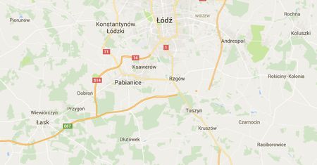 Obwodnica Łodzi nie istnieje w Google Maps