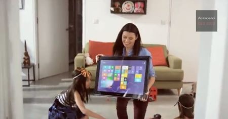 Huawei ze swoim 6,1-calowym smartfonem może się schować. Lenovo prezentuje 27-calowy tablet [wideo]