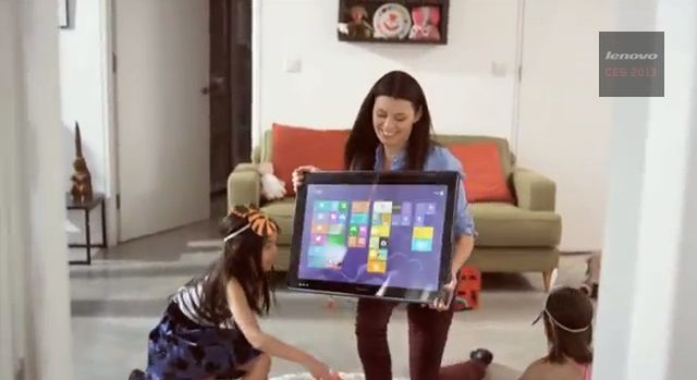 Huawei ze swoim 6,1-calowym smartfonem może się schować. Lenovo prezentuje 27-calowy tablet [wideo] 1