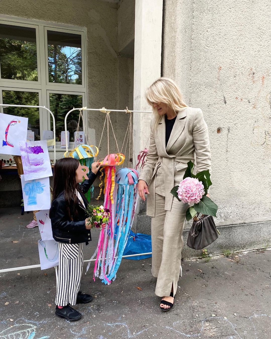 Zosia Ślotała i córka Rania Haidar