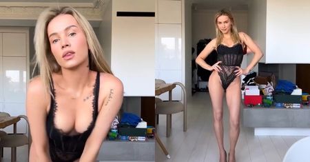 Maffashion wygina się przed kamerą w koronkowym body. Internauci doceniają jej ODWAŻNĄ stylizację: "Nieziemsko wyglądasz"