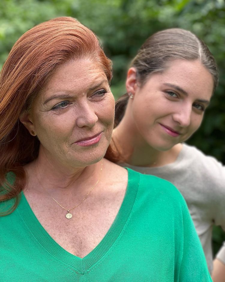 Katarzyna Dowbor z córką na wakacjach