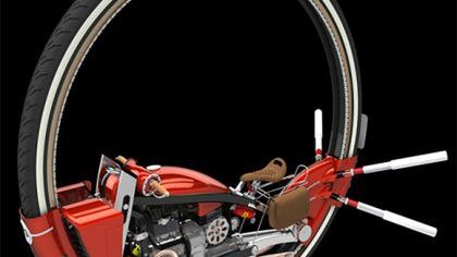 Monobike, czyli jednokołowy motocykl - wideo 1