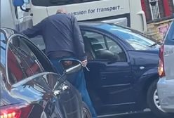 Wielka Brytania. Chwile grozy na stacji paliw. Mężczyzna rzucił się z nożem na samochód
