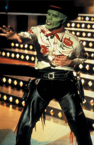 Jim Carrey w filmie "Maska"