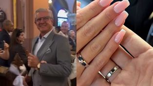 Roztańczony Zygmunt Chajzer na ślubie Filipa. Radosne podrygi przed ołtarzem