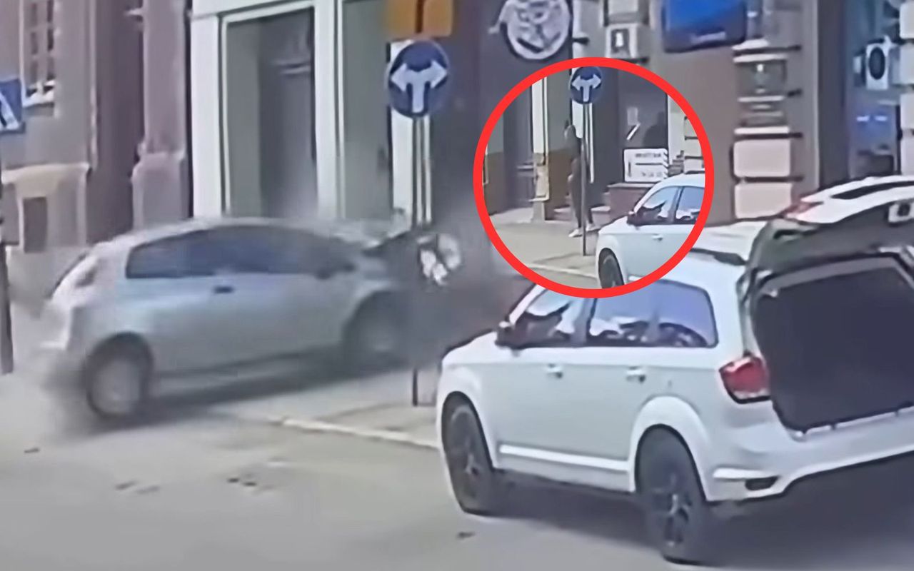 Cudem uniknął śmierci. Nagranie po tragedii w Ząbkowicach