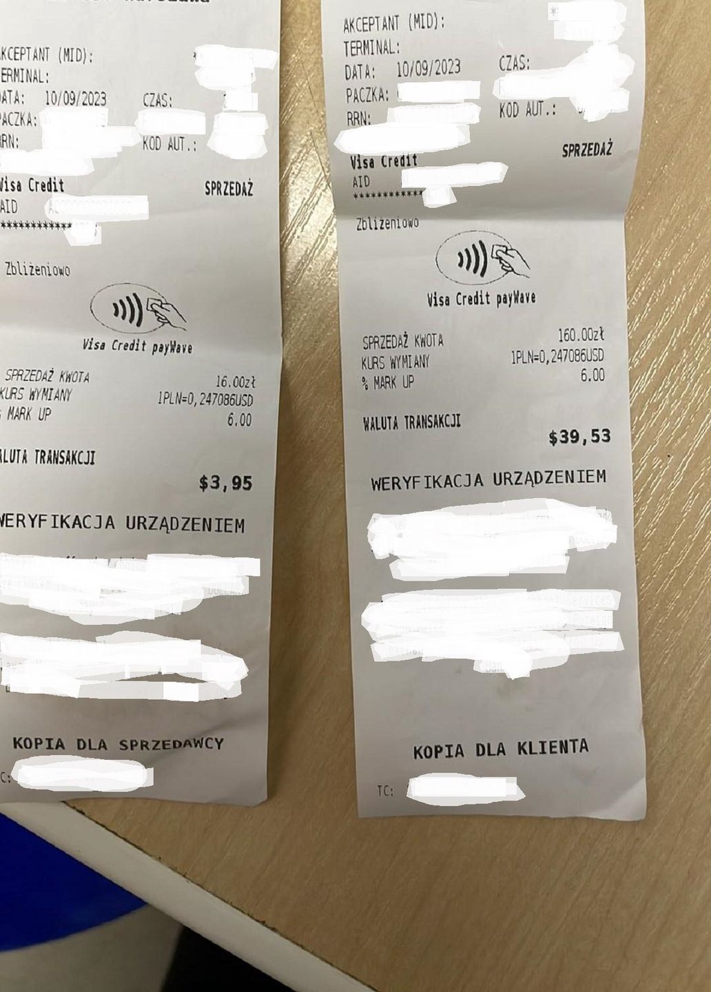 Zszokowany kelner pokazał rachunek. Tyle klient zapłacił za wodę. 