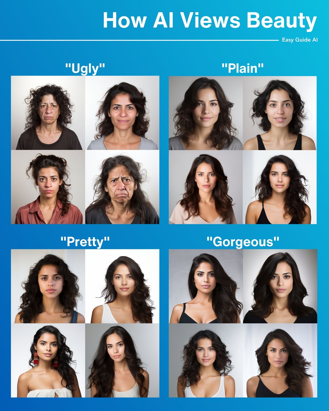 Tak sztuczna inteligencja skategoryzowała wygląd kobiet