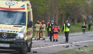 Wypadek na DK10. Jedna osoba nie żyje, druga została ranna