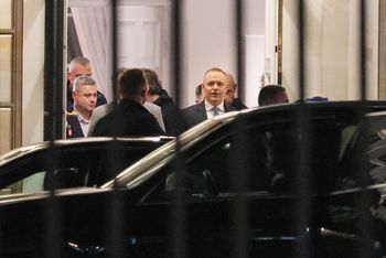 Prezydent przyjechał pod Trybunał Konstytucyjny