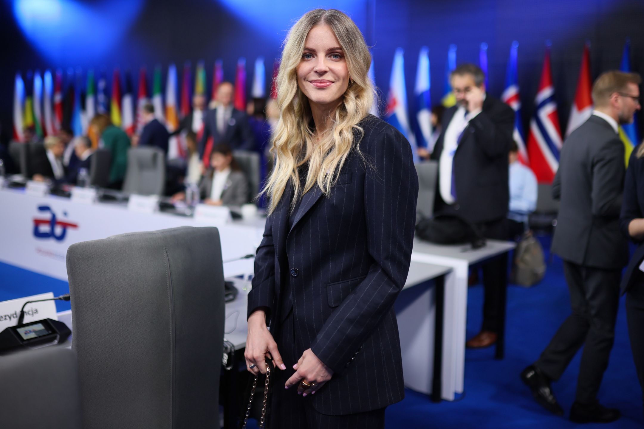Aleksandra Gajewska
Warszawa, 15.04.2025. Przewodnictwo Polski w Radzie UE. Wiceminister rodziny, pracy i polityki spo�ecznej Aleksandra Gajewska podczas sesji plenarnej "Aktywna Polityka Integracyjna Pa�stw Unii Europejskiej" w ramach nieformalnego spotkania ministr�w spraw spo�ecznych, 15 bm. w Muzeum Wojska Polskiego w Warszawie. (aldg) PAP/Leszek Szyma�ski
Leszek Szyma�ski
Dziemianowicz B�k, gest, konferencja, polityk, polityka, polska prezydencja, posiedzenie, powitanie, przewodzenie, przyw�dztwo, spotkanie, spraw spo�ecznych, UE, unia europejska, automatyzacja, cyfryzacja, nieformalne, obrady, plenarna, polityka spo�eczna, poprawa warunk�w pracy  Europa, sprawy spo�eczne, sztuczna inteligencja, Unii Europejskiej, zmiany cyfrowe, POLAND 25 EU, POLAND25 EU, POLAND25.EU, POLAND25EU