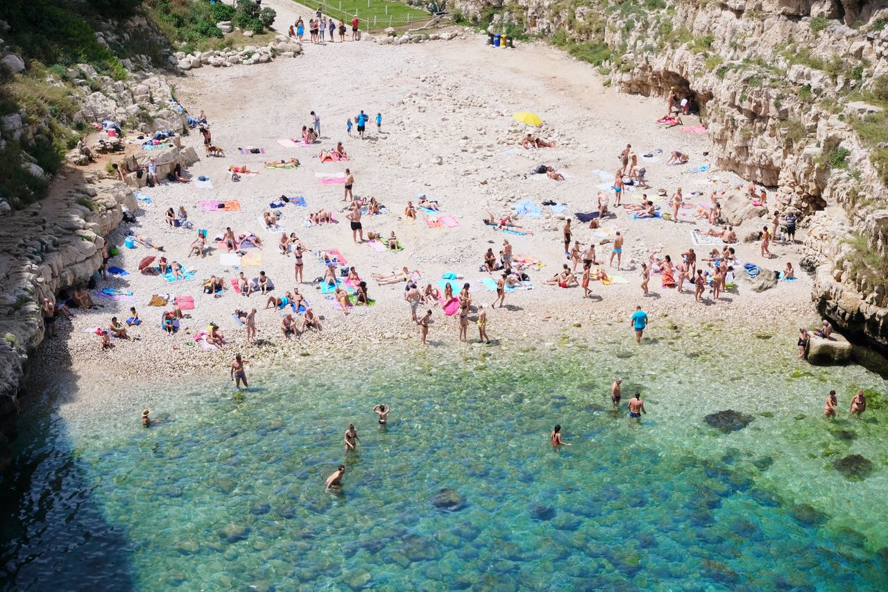 Turyści kochają włoskie plaże