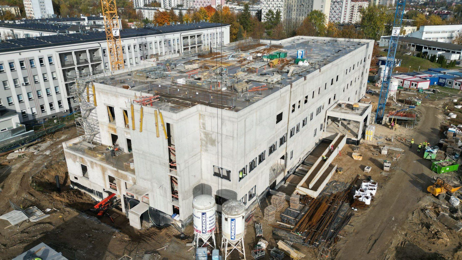 Powstały już trzy kondygnacje nadziemne.