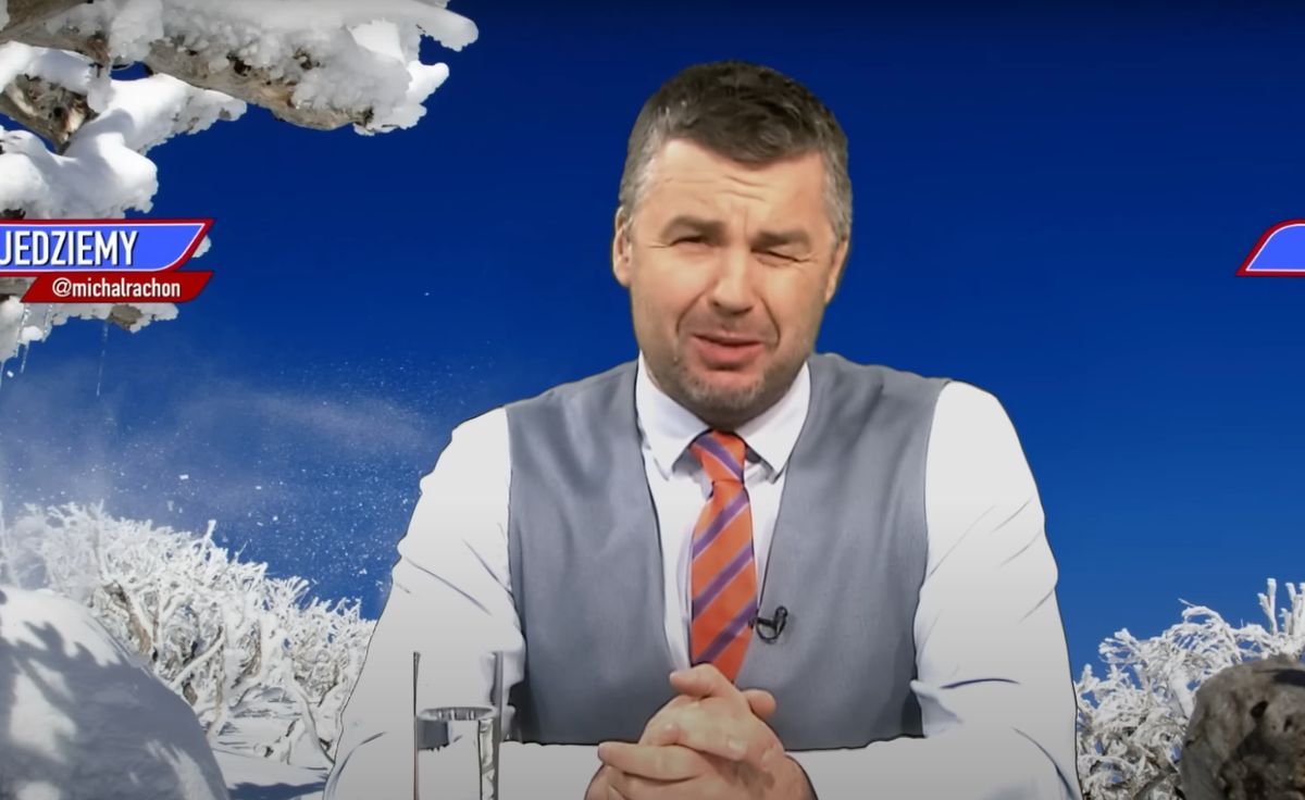 Michał Rachoń prowadzi program publicystyczny "#Jedziemy"