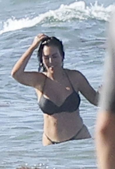 Georgina Rodriguez na plaży w Miami