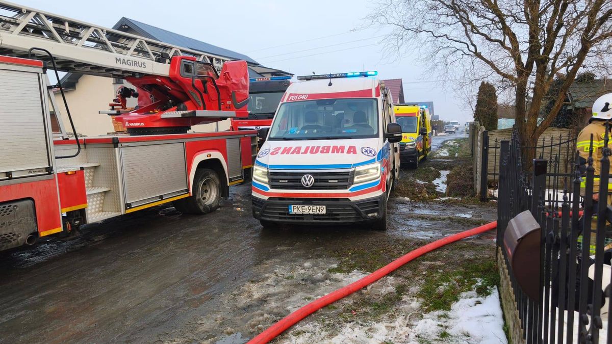 Tragiczny pożar w Myjomicach. Zginął 11-letni chłopiec