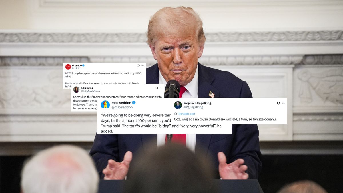 Komentarze po słowach Trumpa