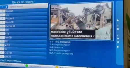 Znów to zrobili. Każdy program w rosyjskiej telewizji wyglądał tak