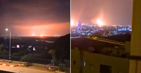 Izraelska rafineria w ogniu. Moment ataku Iranu na port w Hajfie