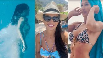 Justyna "nimfa wodna" Steczkowska ZACHWYCA formą w bikini na Seszelach (ZDJĘCIA)