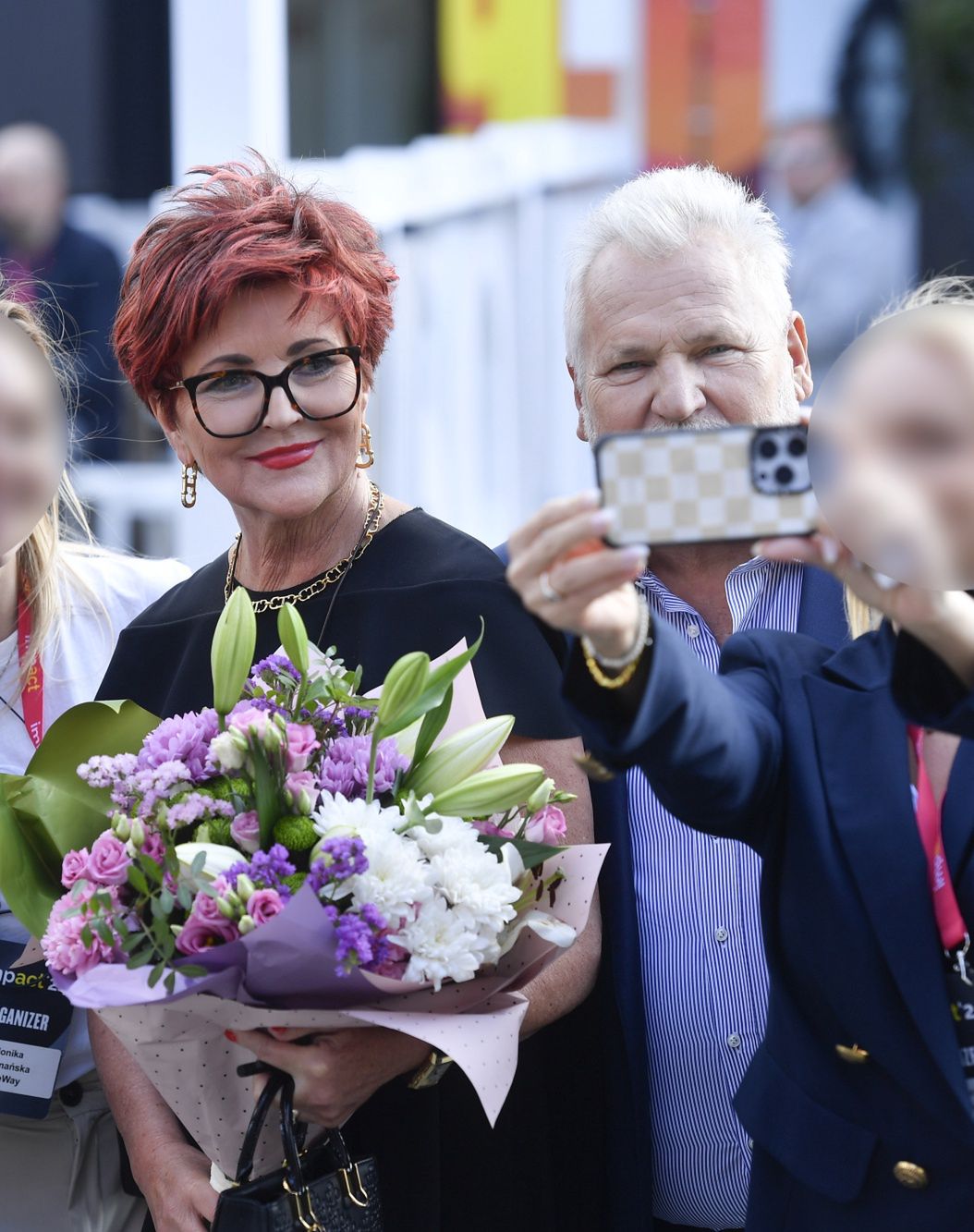 Jolanta i Aleksander Kwaśniewscy na kongresie Impact 2024