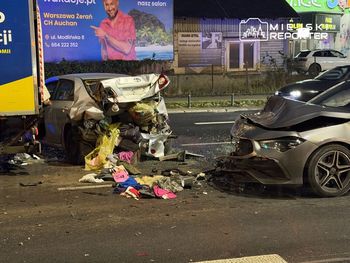 Warszawa: Pijany 26-latek bez uprawnień spowodował karambol na Białołęce