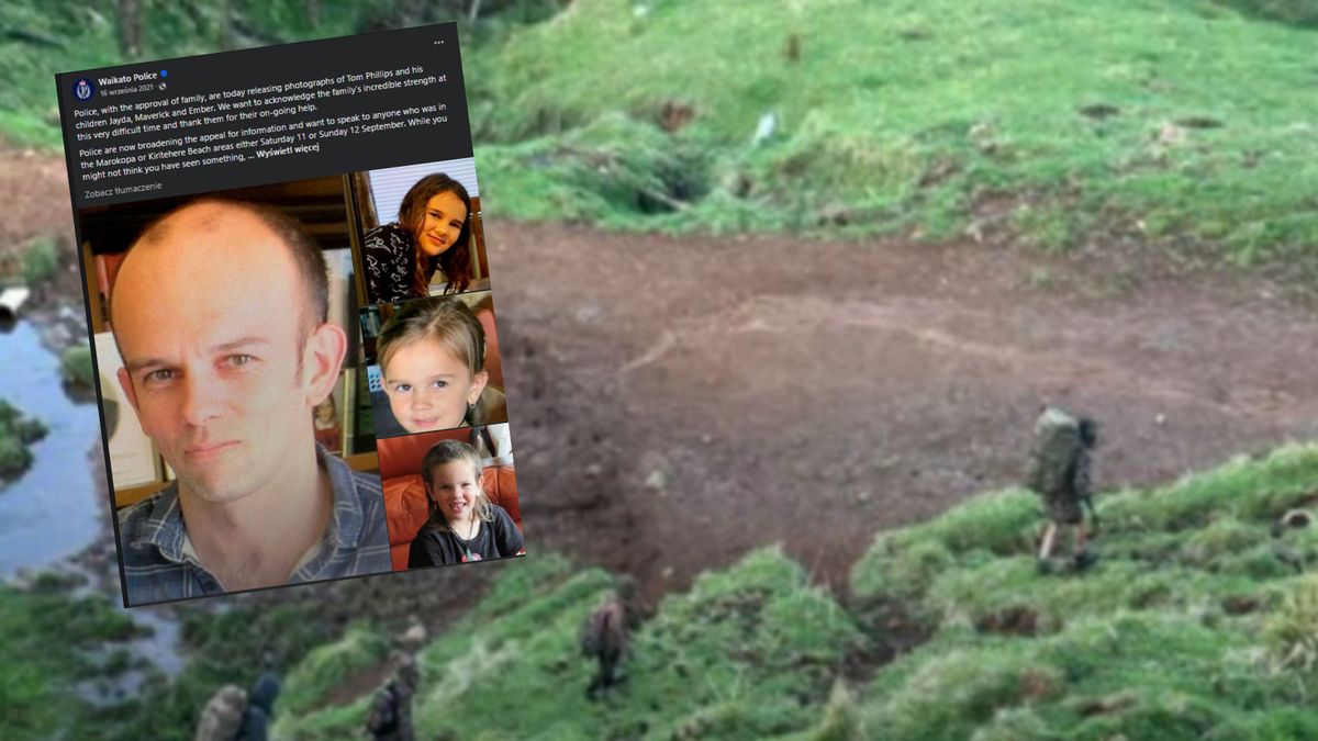 Mieszkaniec Nowej Zelandii uprowadził swoje dzieci do lasu