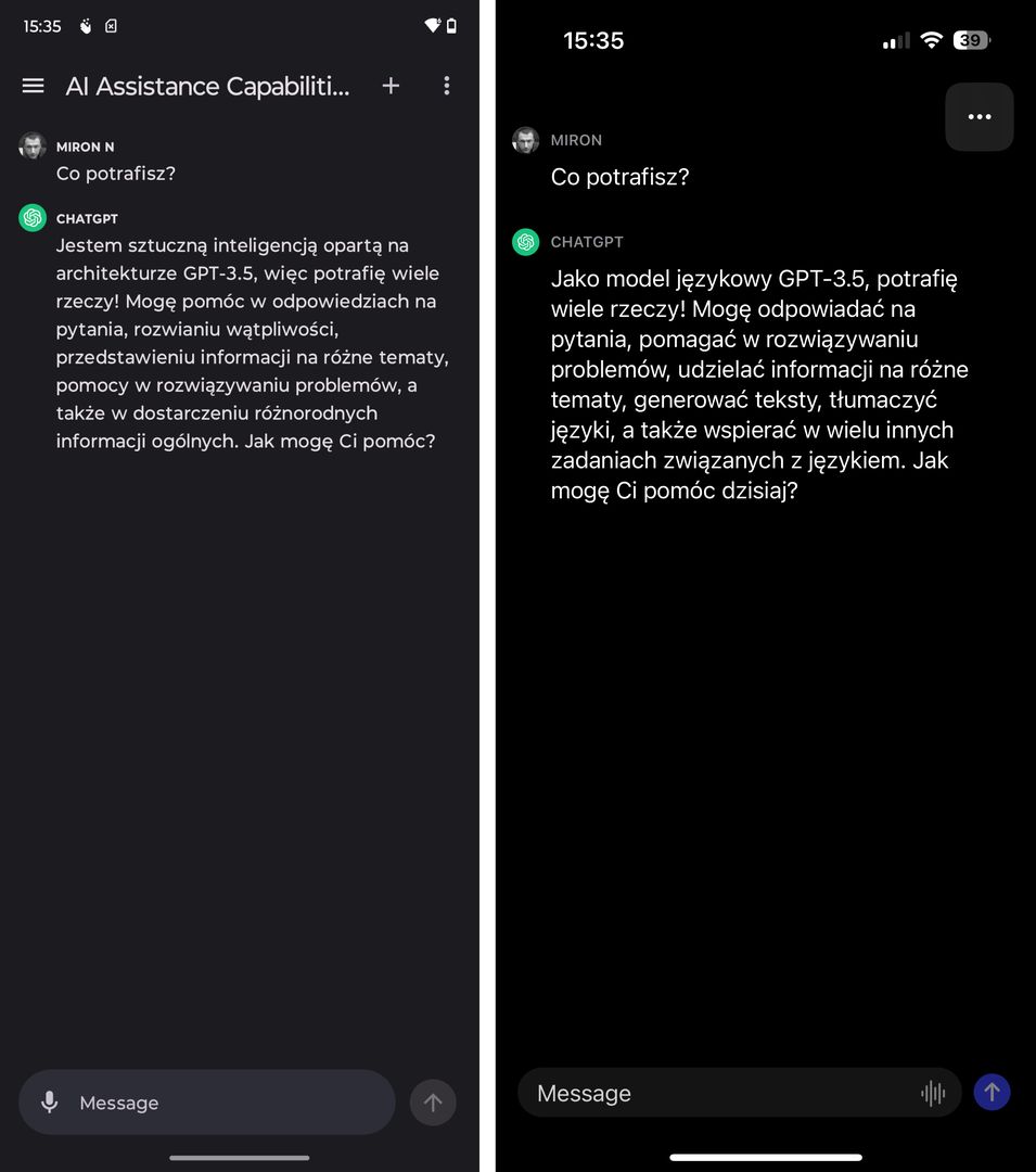 ChatGPT na Androida i iOS