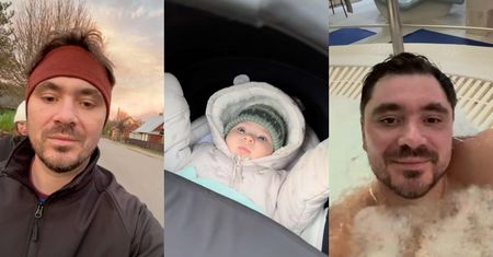 Daniel Martyniuk relacjonuje rodzinny pobyt w hotelu w Białowieży: spacer z żoną i synem, sauna i relaks w jacuzzi