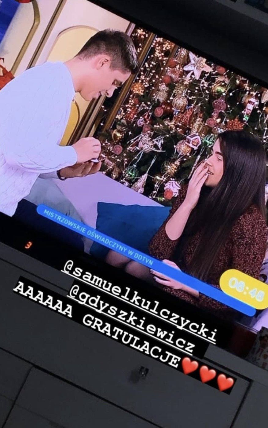 Tenisista stołowy oświadcza się NA ANTENIE "Dzień Dobry TVN"! "Kochanie... Czy zostaniesz moją żoną?"