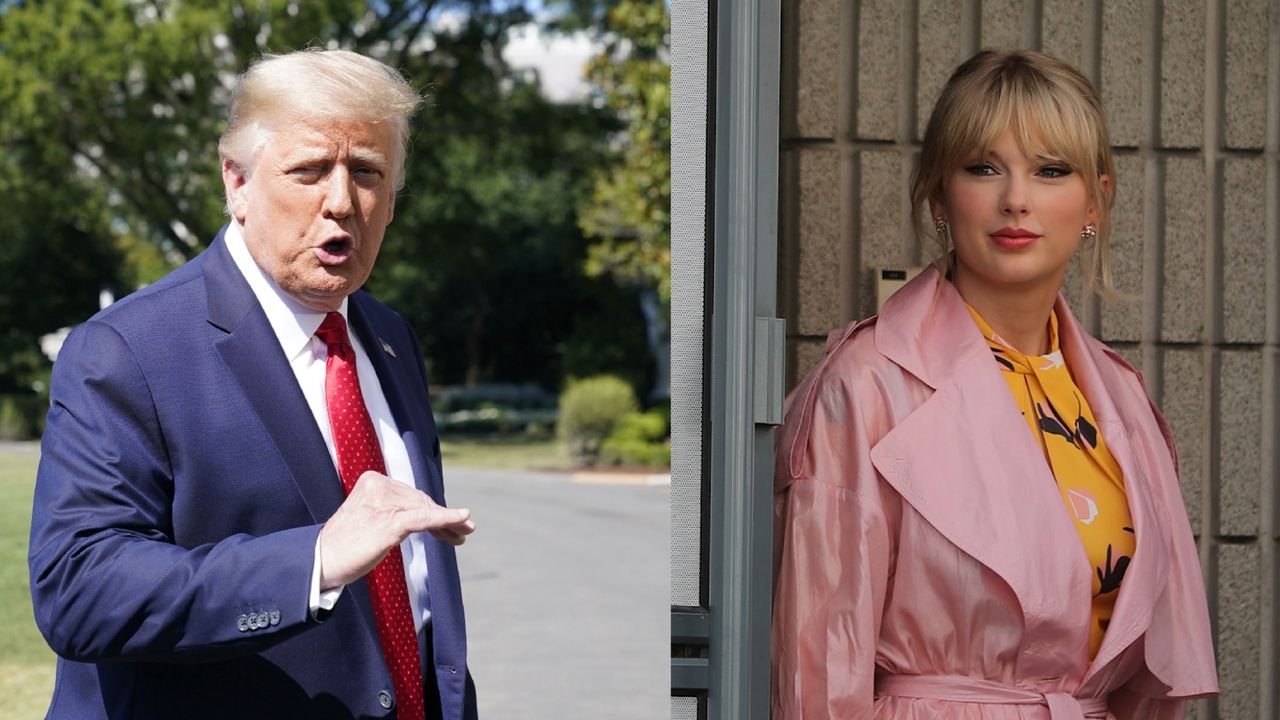 Donald Trump odpowiada na poparcie Harris przez Taylor Swift