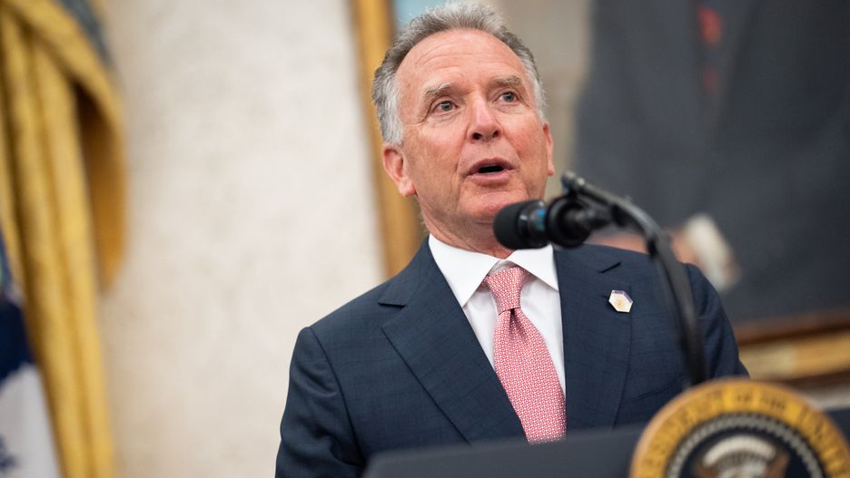 WASHINGTON,DC - MAY 28: Steve Witkoff, United States Special Envoy to the Middle East since 2025, speaks during a swearing-in ceremony for the interim U.S. Attorney for the District of Columbia, Jeanine Pirro, at the White House in Washington, D.C., U.S., May 28, 2025. (Photo by Sarah L. Voisin/The Washington Post via Getty Images)