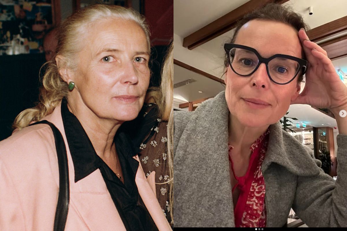 Agnieszka Osiecka (z lewej) i Agata Passent (z prawej)