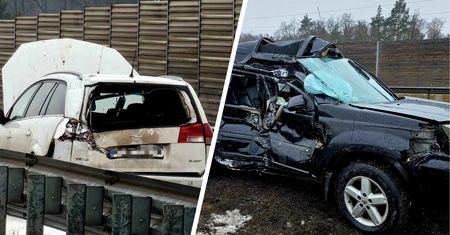 Karambol na S3. Ekspresówka jest zablokowana