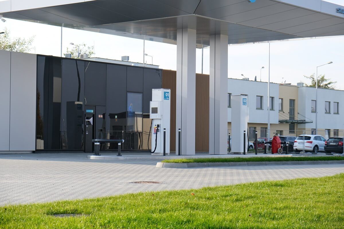 Stacja tankowania wodoru Neso przy ul. Plewińskiego w Lublinie