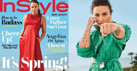 Demi Lovato grozi fotografowi pięścią