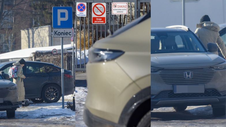 Joanna Koroniewska zostawiła auto na zakazie