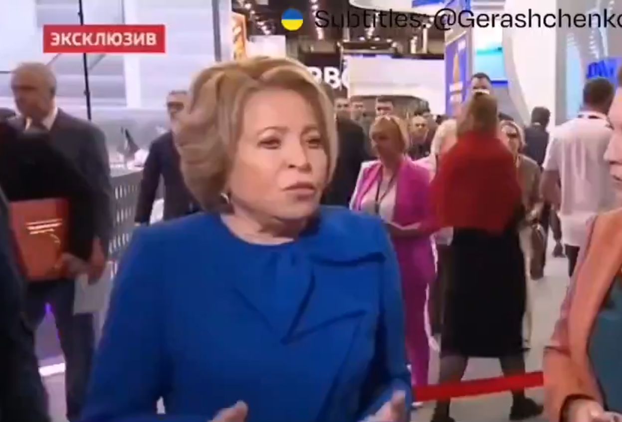 Valentina Matviyenko fuels Russian propaganda, claims Russia innocent