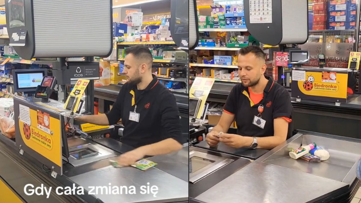 Kasjer - TikToker mówi o swoich zarobkach