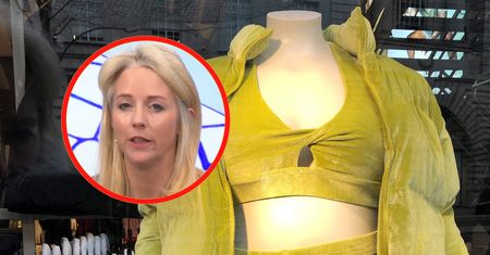Manekin w rozmiarze 44 na wystawie sklepu sportowego. Prezenterka telewizyjna twierdzi, że to promowanie otyłości