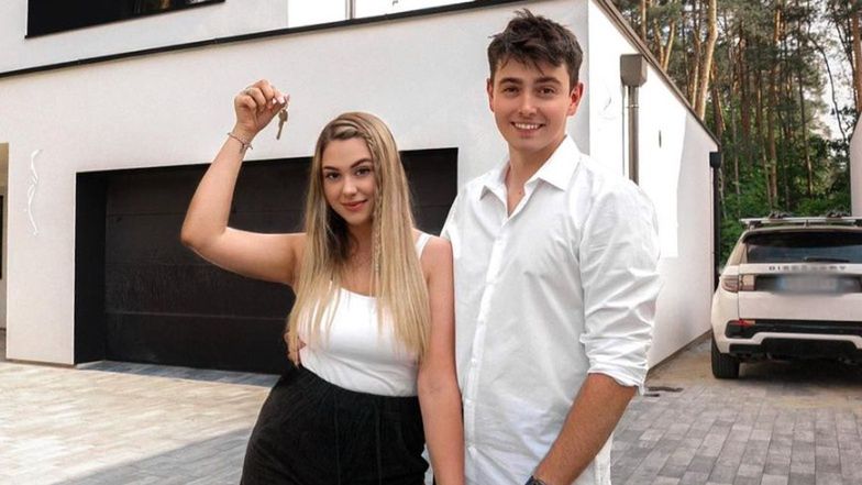 Sylwia Przybysz i Jan Dąbrowski w nowym domu