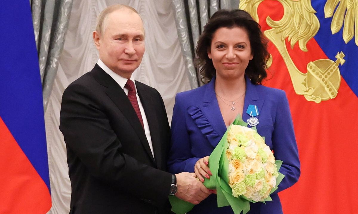 Margarita Simonian nazywana jest "pupilką Putina"