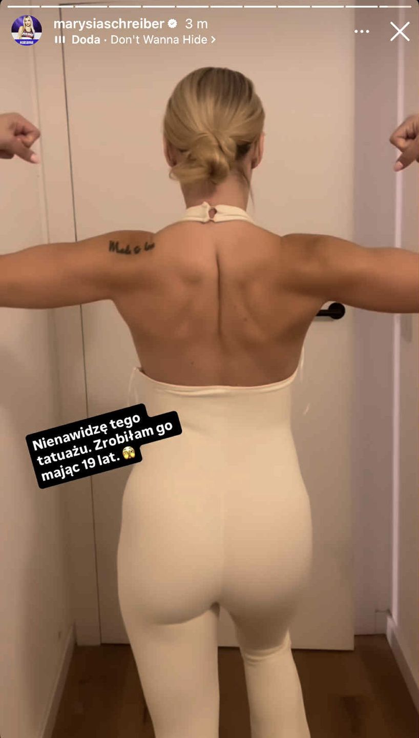 Tatuaż Marianny Schreiber