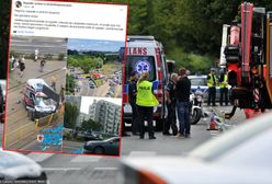 Tragiczny wypadek w Szczecinie. Ambulans wjechał na przystanek