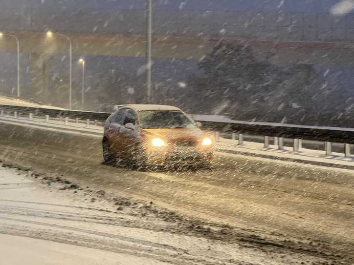 Śnieżyca w Warszawie