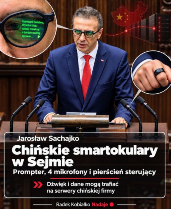 Poseł Jarosław Sachajko. 