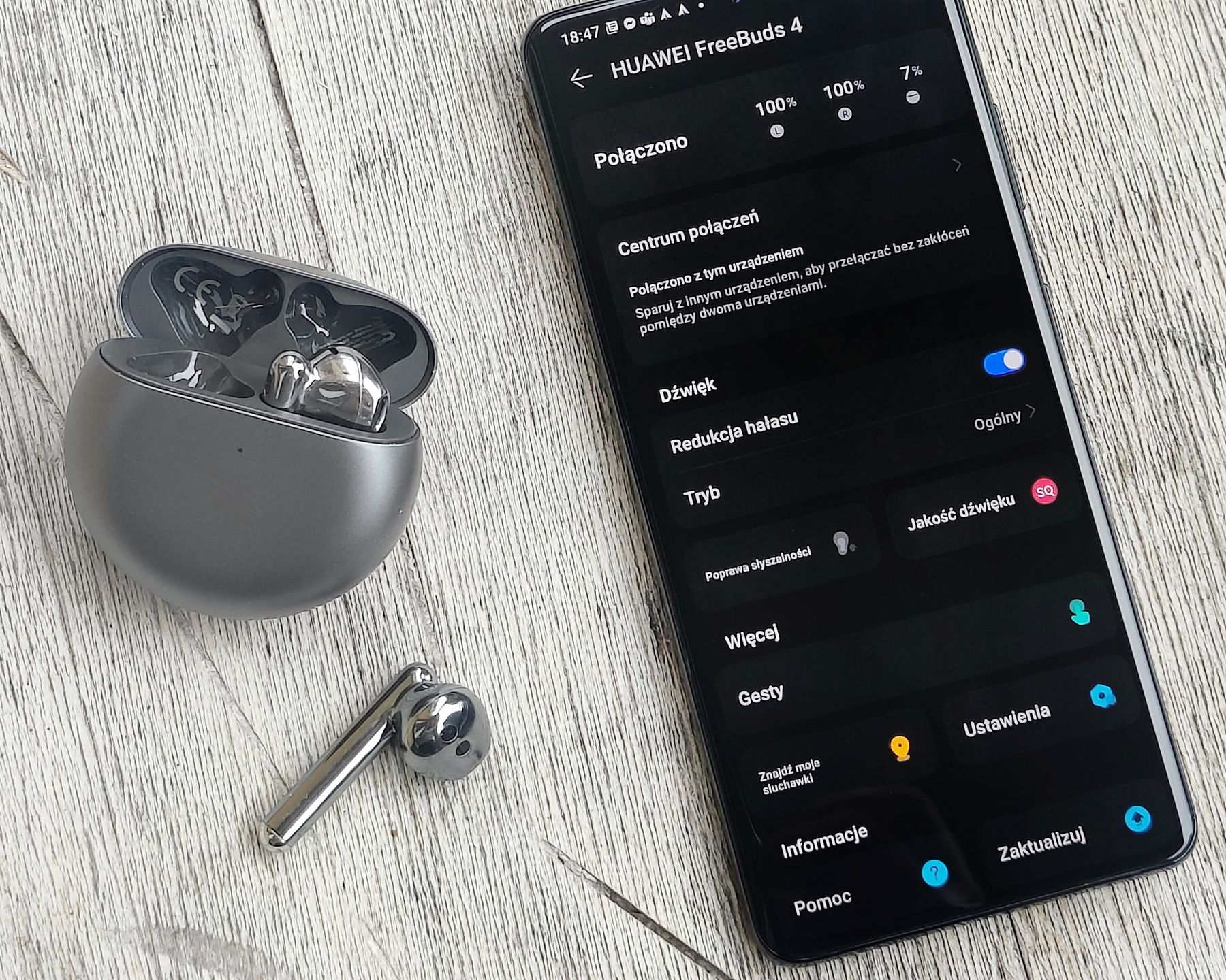 Wygoda ponad wszystko. Test słuchawek Huawei FreeBuds 4 z ANC 4
