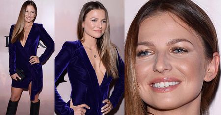 Anna Lewandowska BEZ STANIKA kusi dekoltem do pasa na pokazie Viol Piekut (FOTO)
